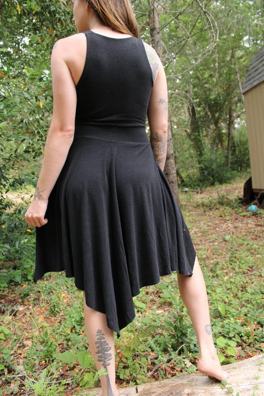 Sold-Custom Small Strappy Top Fairy Dress HighLow Hem