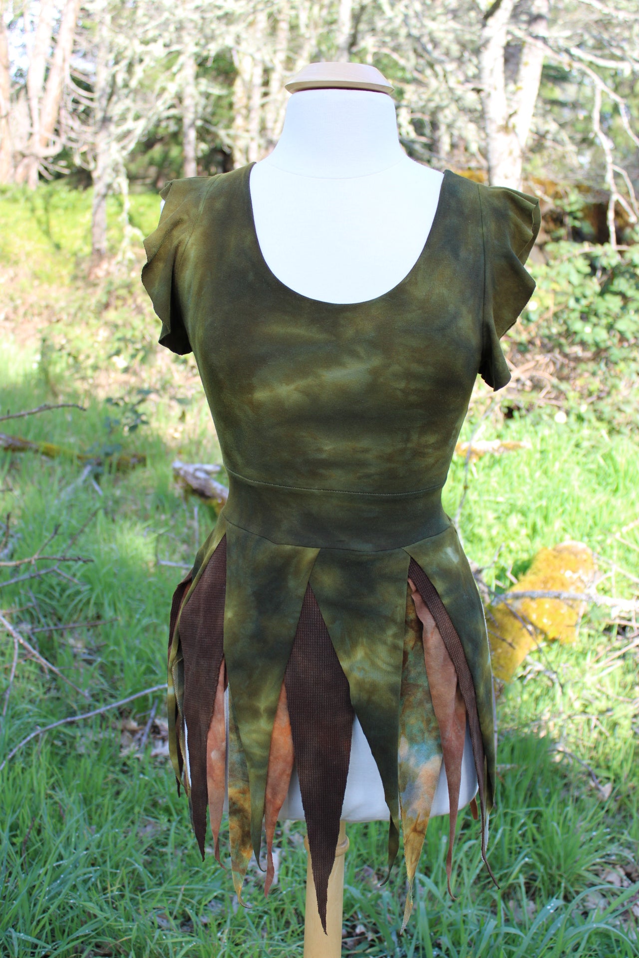 Sold-Custom Xsmall Free Fairy Dress Earth Tones