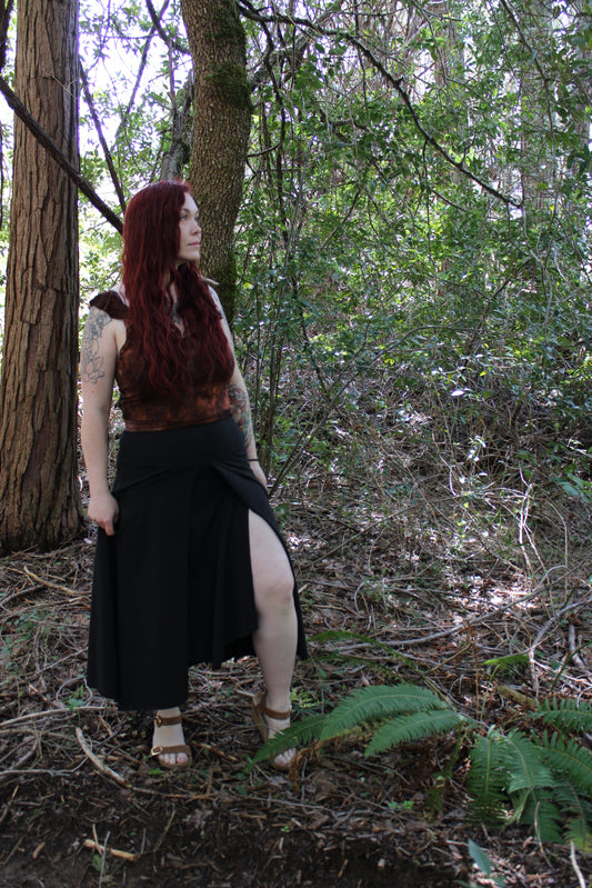 Large Warrior Skirt Black