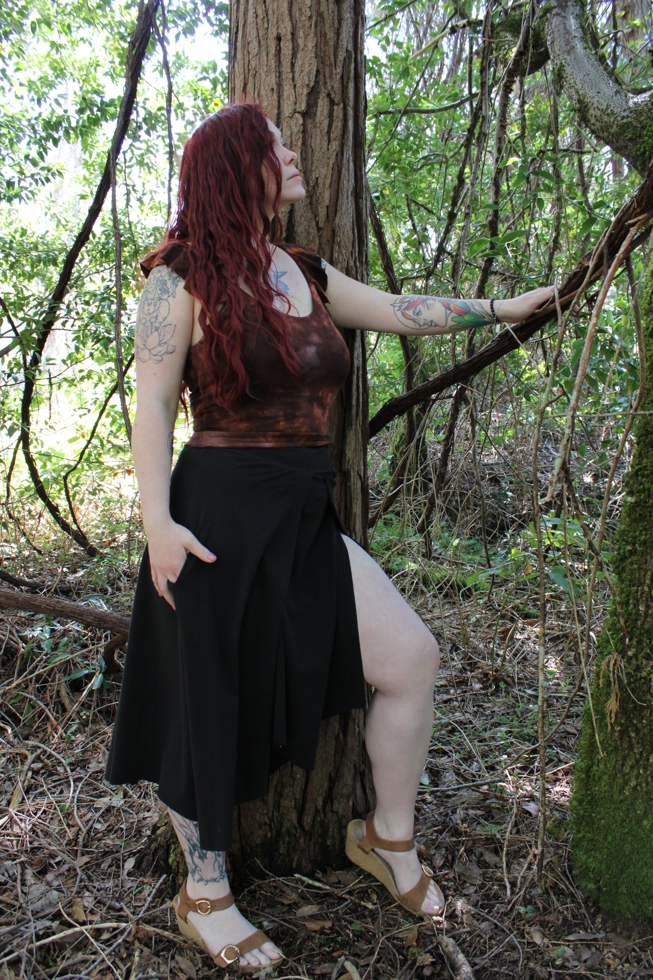 Large Warrior Skirt Black