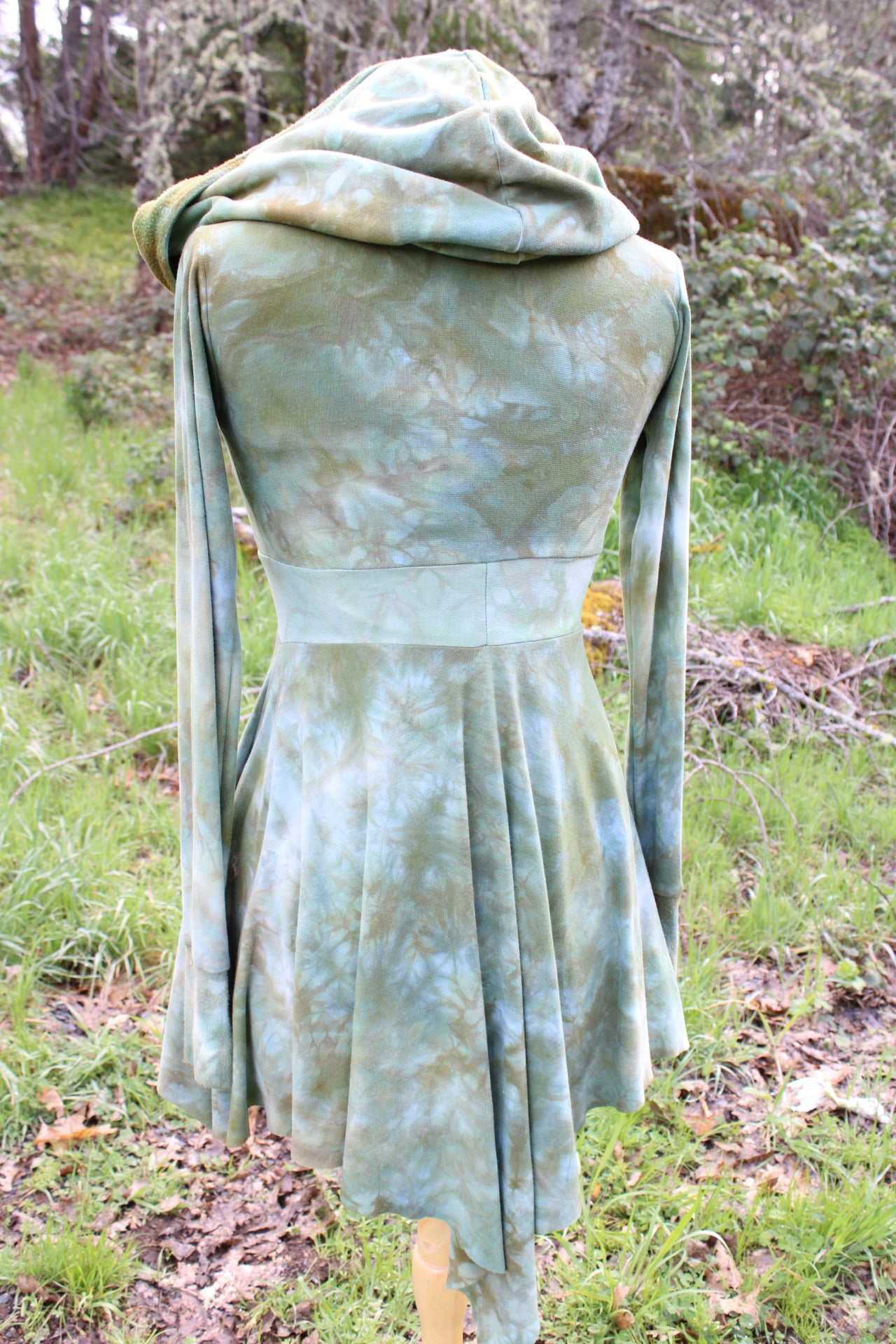 Sold-Custom Xsmall Hooded Fairy Larimar/chrysoprase Colorway