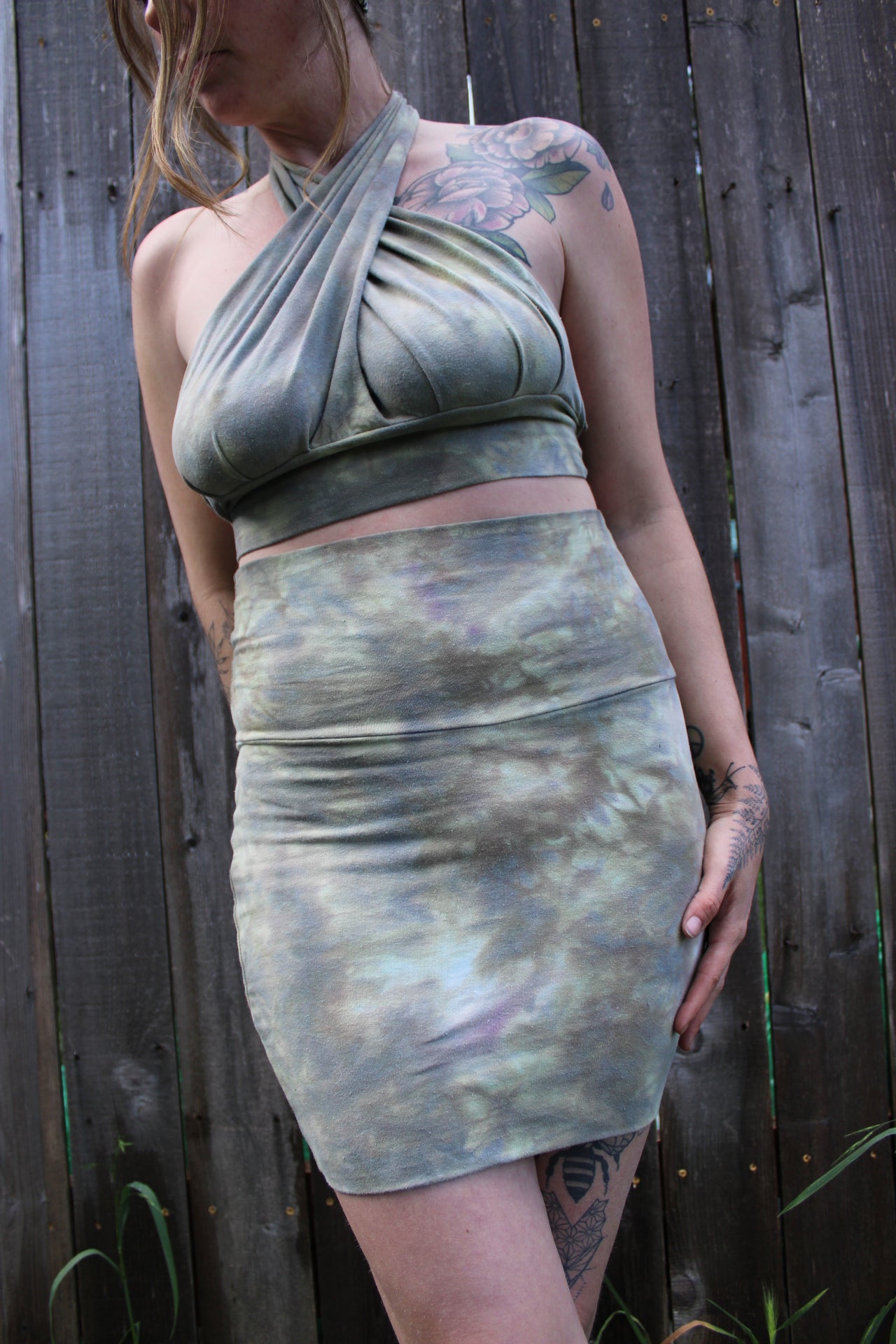 Small Highwaisted Mini Skirt Test Colorway