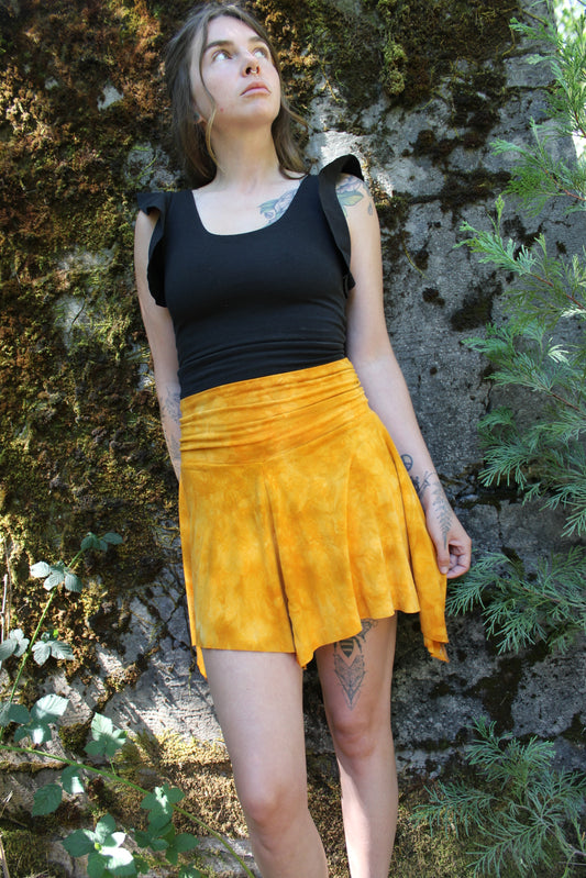 Small Slowy Sleeve Crop Black