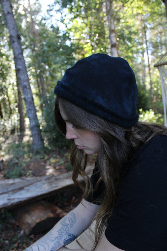 Sold-Custom Beanies Lapis/Sugilite Colorway