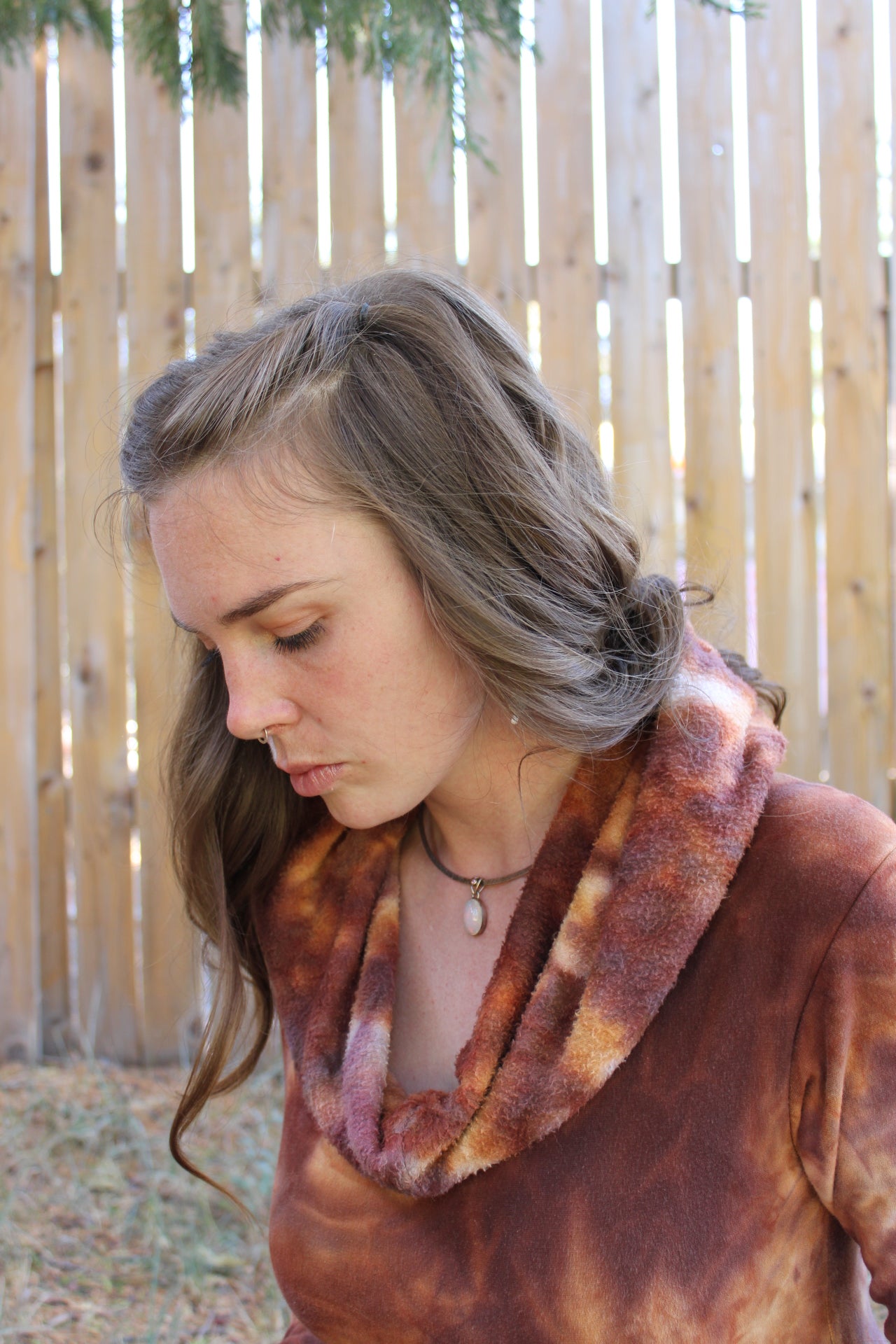 Medium Maxi hooded Fairy Dress Jasper Colorway