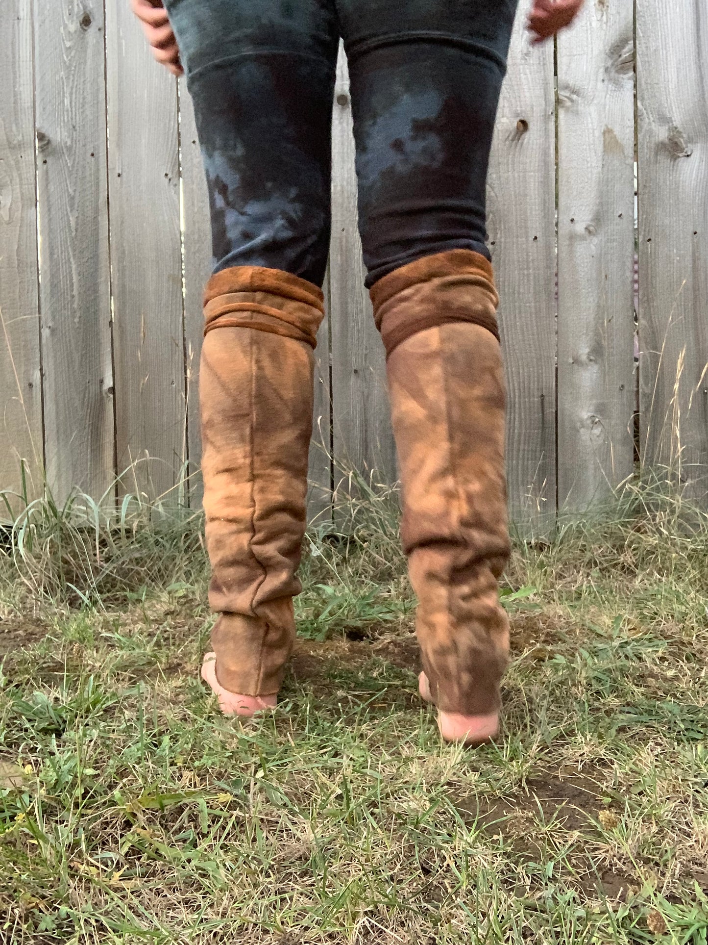 Heavy Fleece Leg Warmers/Boot Cuff