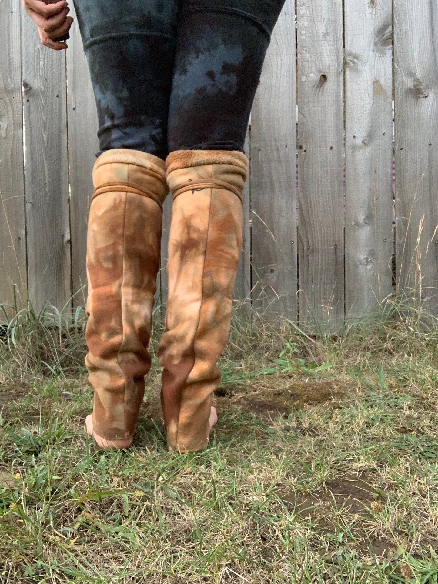 Heavy Fleece Leg Warmers/Boot Cuff
