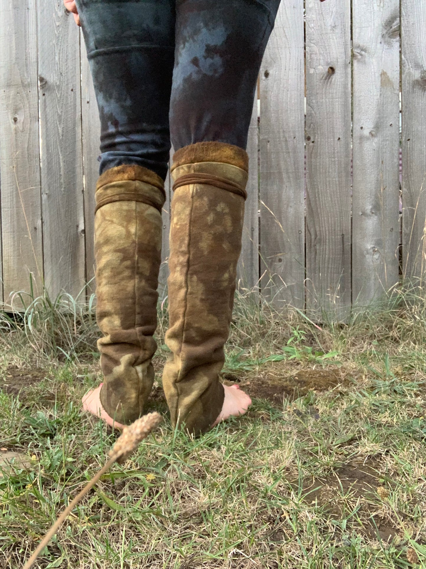 Heavy Fleece Leg Warmers/Boot Cuff