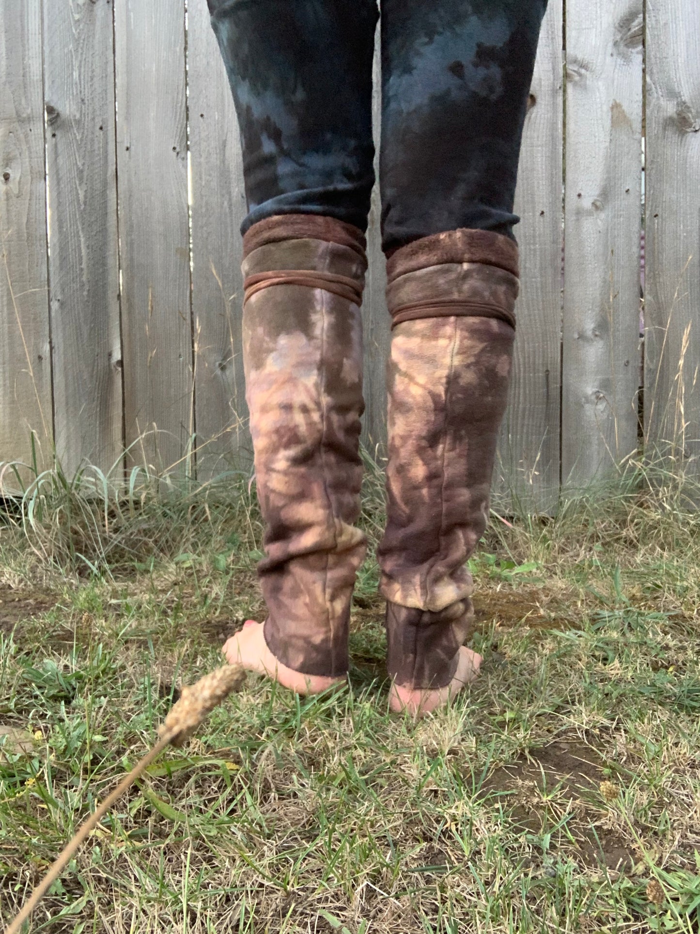 Heavy Fleece Leg Warmers/Boot Cuff