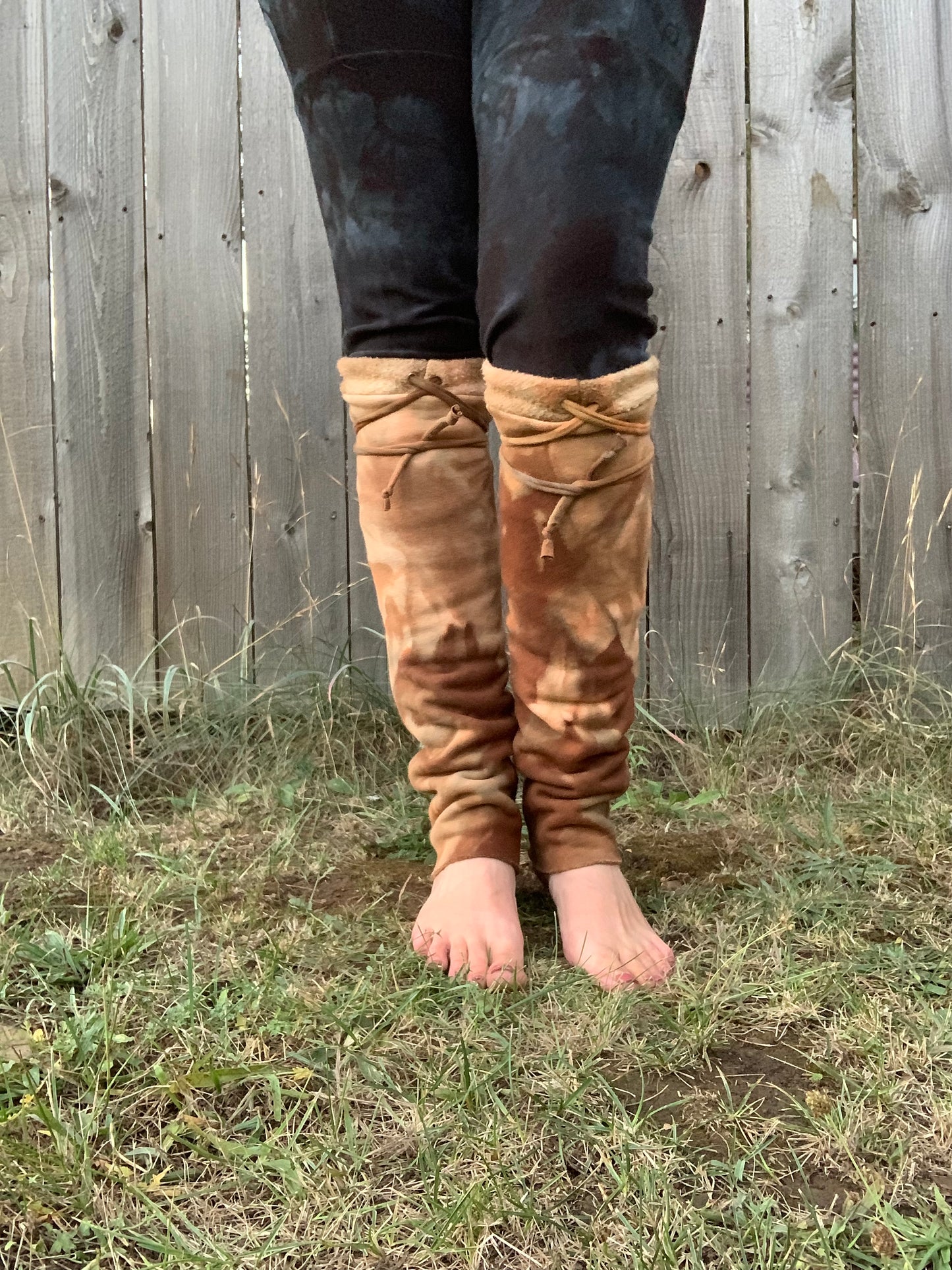 Heavy Fleece Leg Warmers/Boot Cuff
