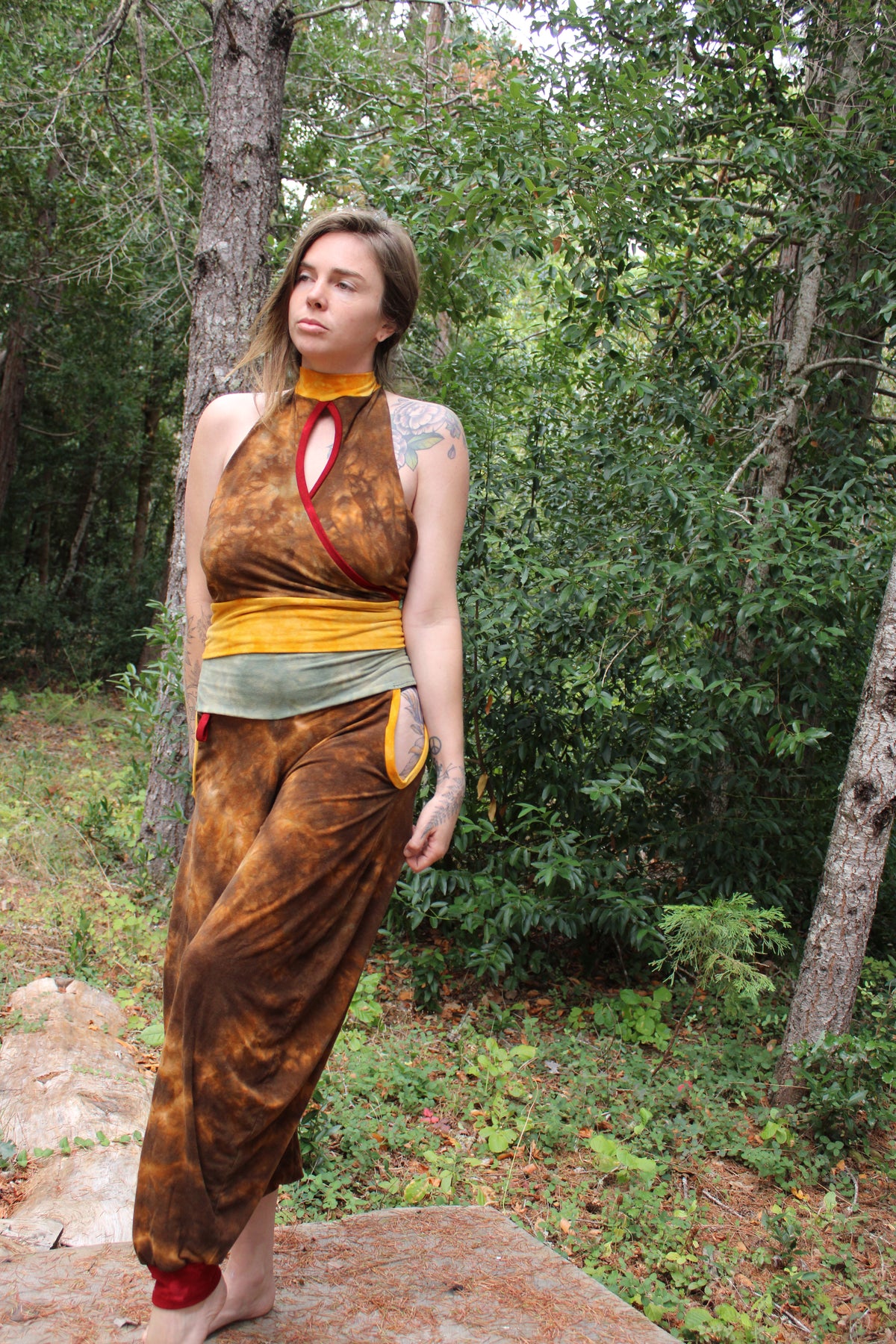 Sold- Custom Large Custom Outfit Colorblock Style