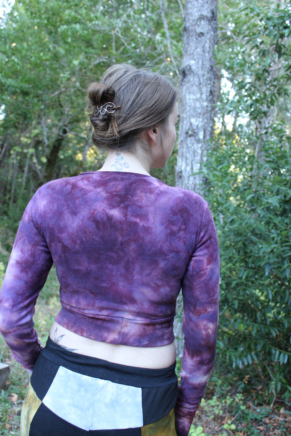 Sold-Custom Small L/S Crop Sugilite Colorway
