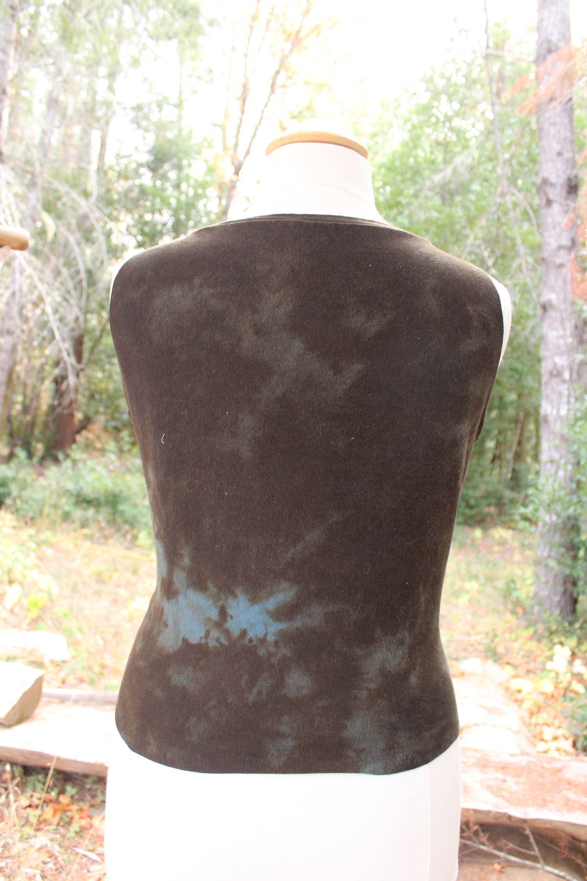 Sold-Custom Large Tank Dark Oregon Green Jasper Colorway