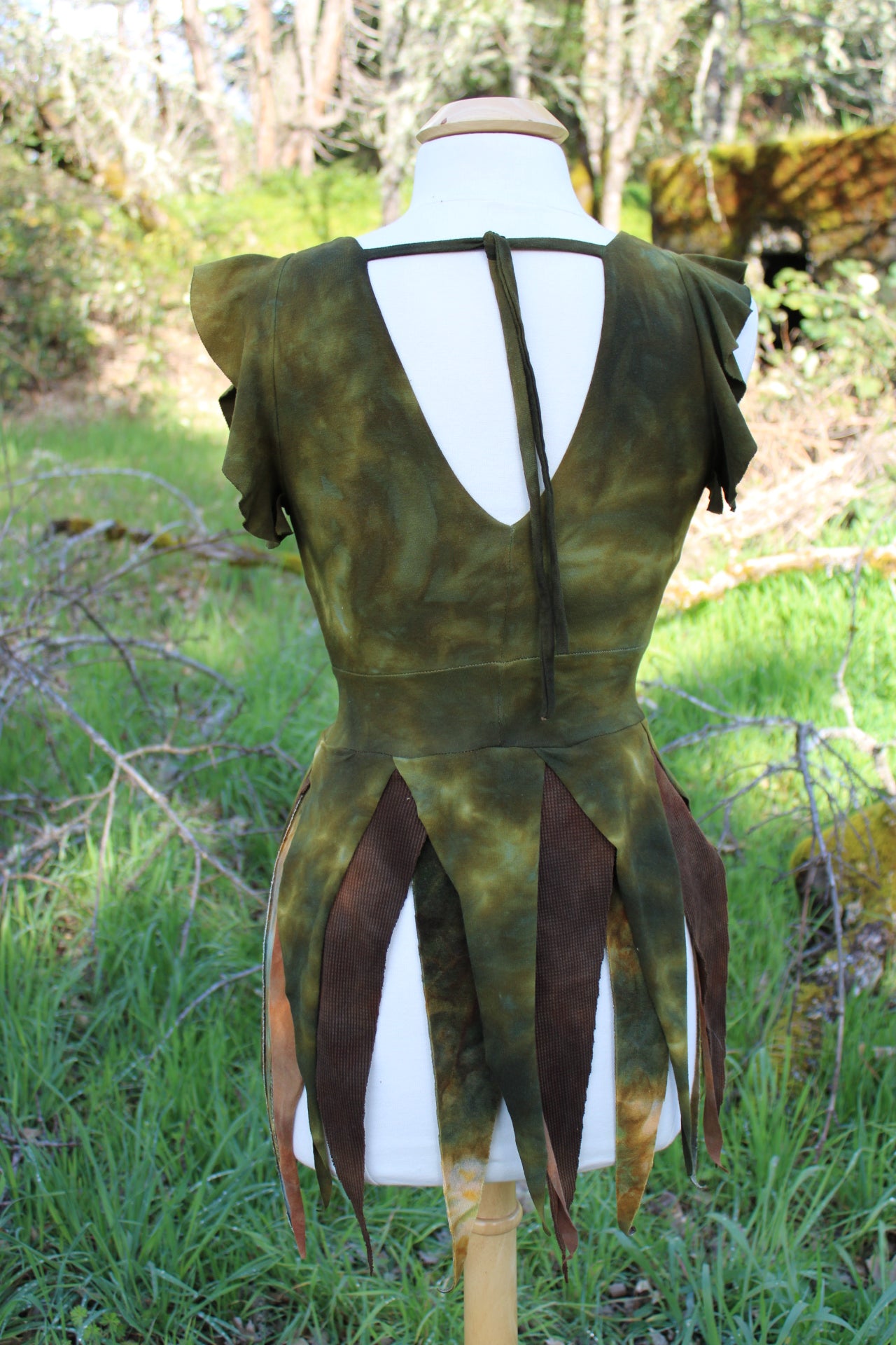 Sold-Custom Xsmall Free Fairy Dress Earth Tones