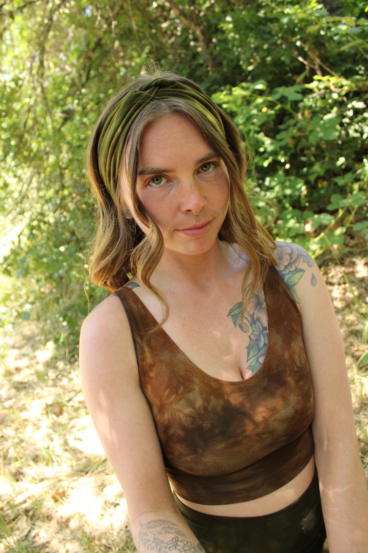 Xsmall Crop Tank Petrified Redwood Colorway