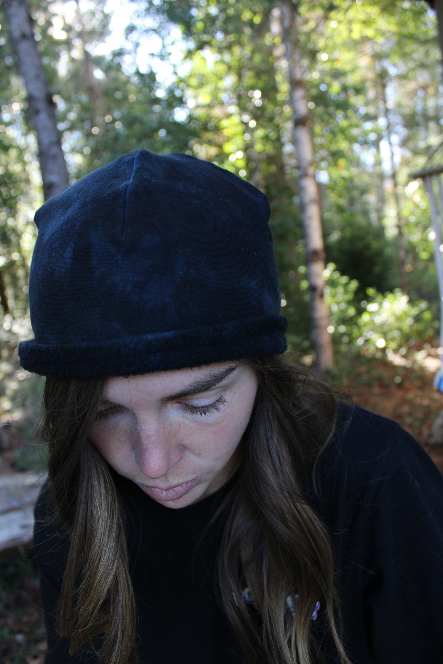 Sold-Custom Beanies Lapis/Sugilite Colorway