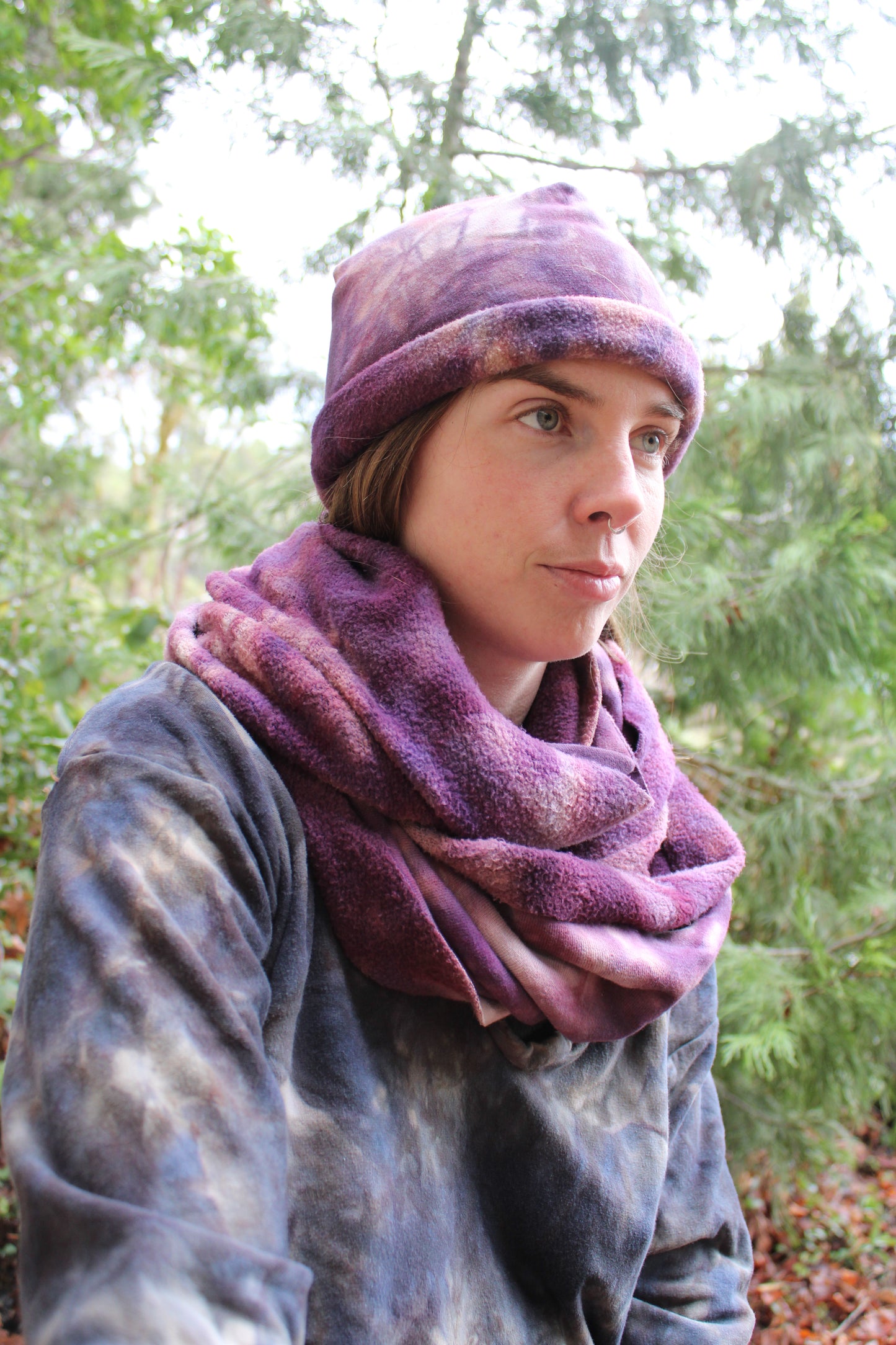 Sold-Custom Beanies Lapis/Sugilite Colorway