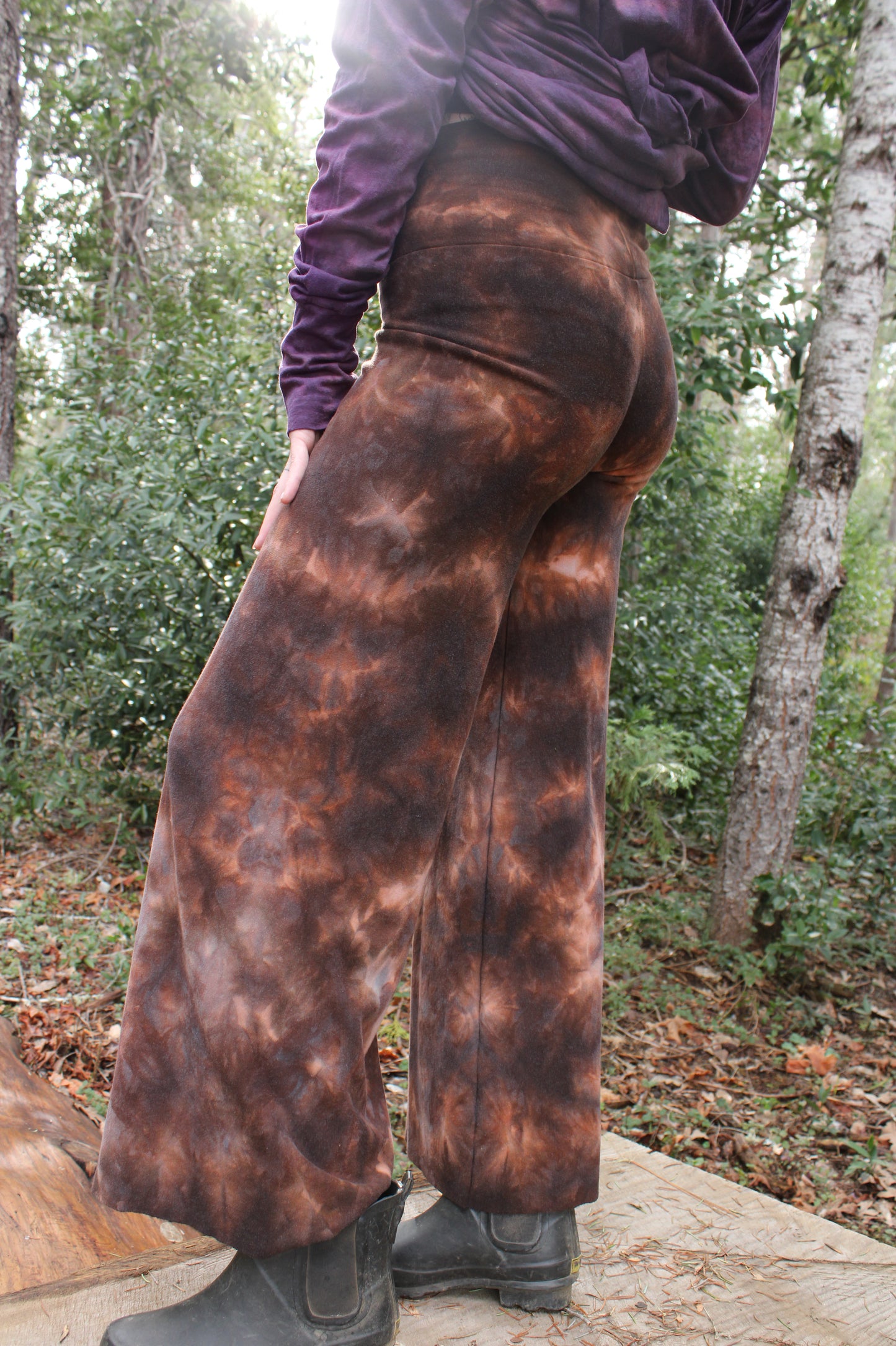 Sold-Custom Small Straight Leg Pant HW Ammolite Colorway