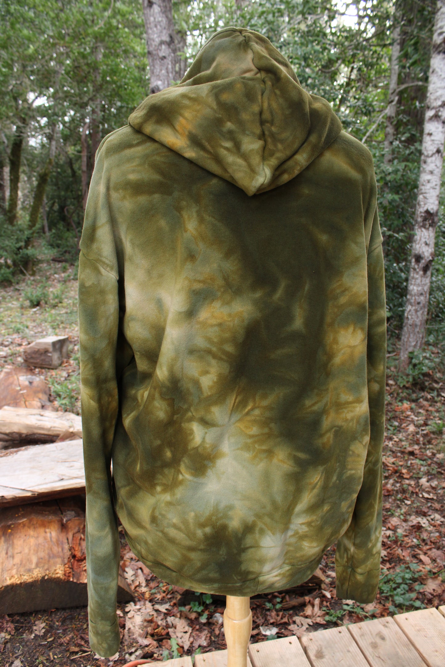 Sold- Custom XLarge Hoodie Heavy fleece Moss Agate Colorway