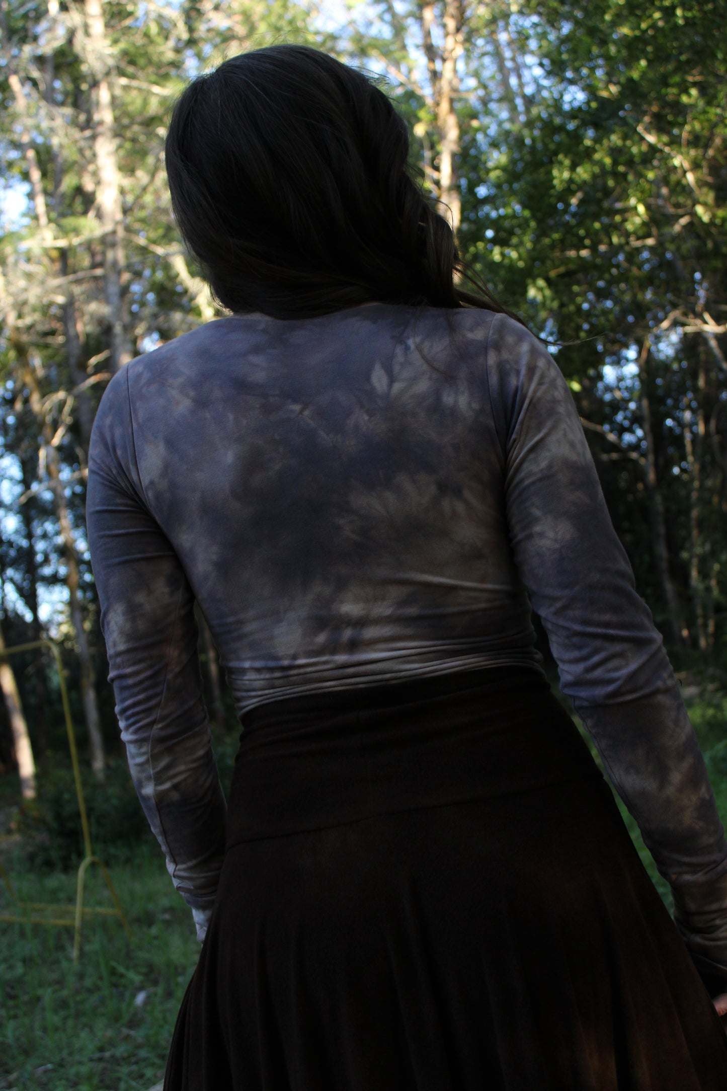 Small Long Sleeve Crop Opal Colorway