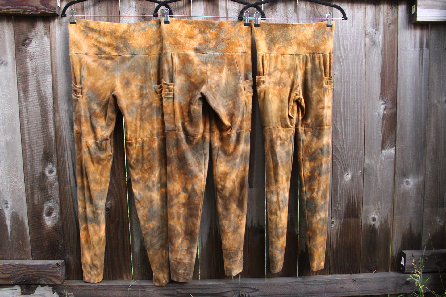 4 Pocket Fleece Legging Amber/Petrified Redwood Colorway