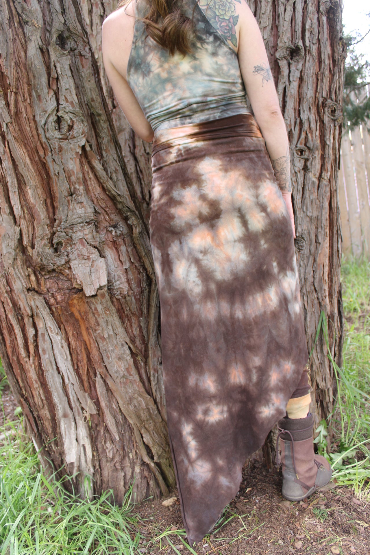 Medium Twisted Skirt Ammolite Colorway