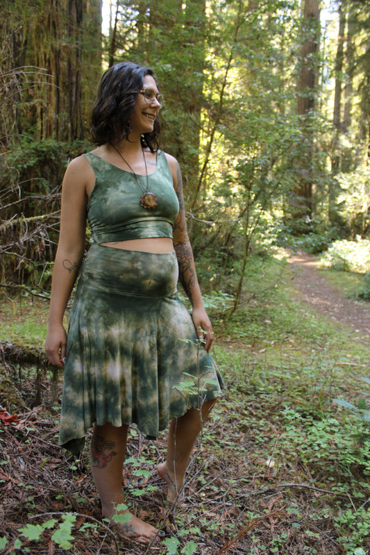 Large Crop Tank Adventurine Colorway