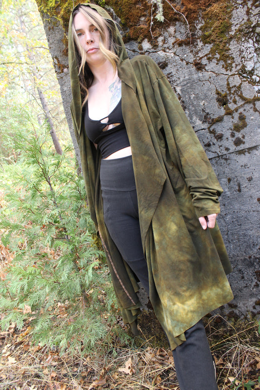 Sold-Custom Large Kimono Moss Agate Colorway