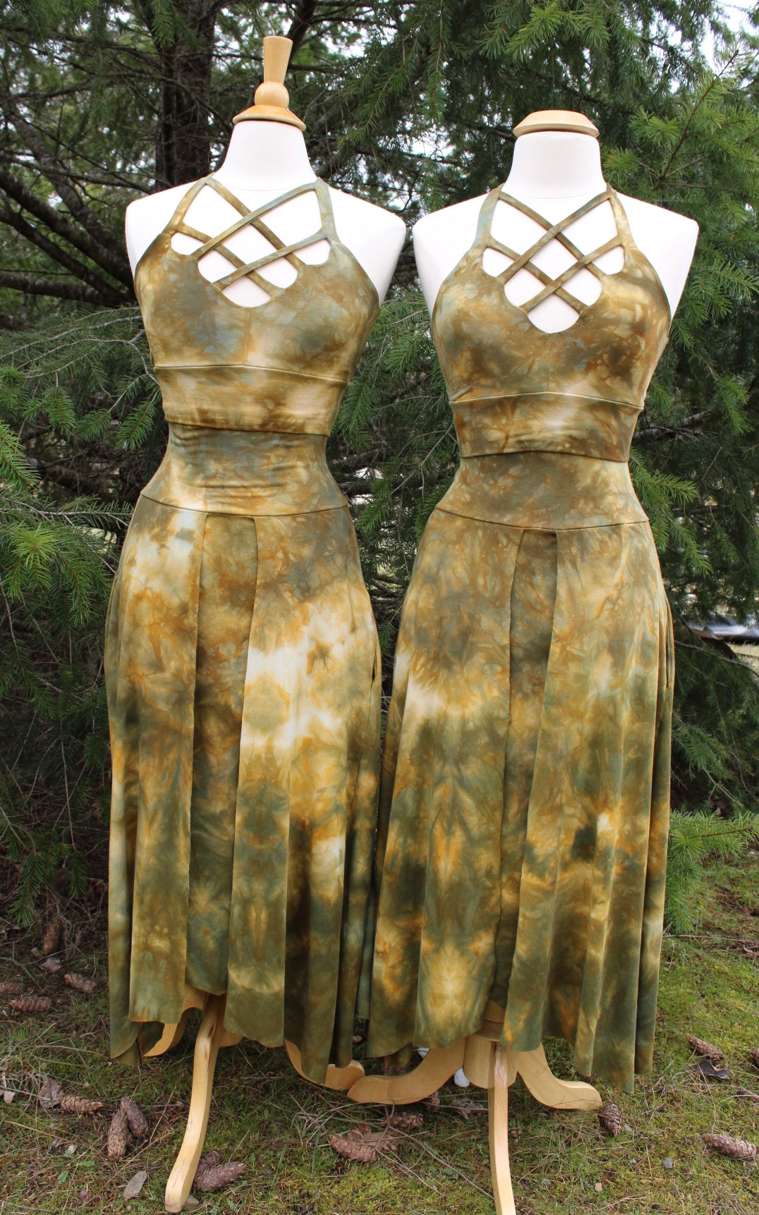 Serpentine/ Moss Agate Limited Collection Warrior Skirt