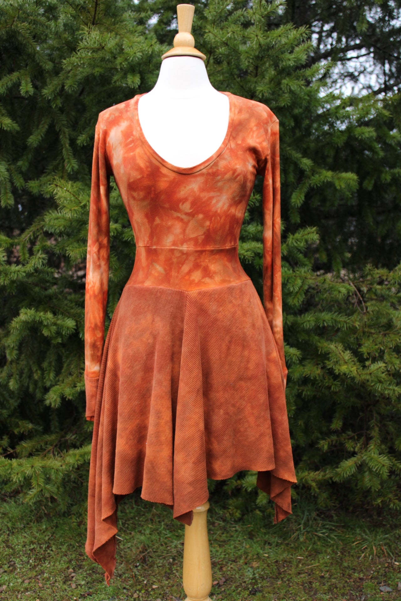 Small 2 Feels Fairy Dress Long Sleeve Carnelian Colorway