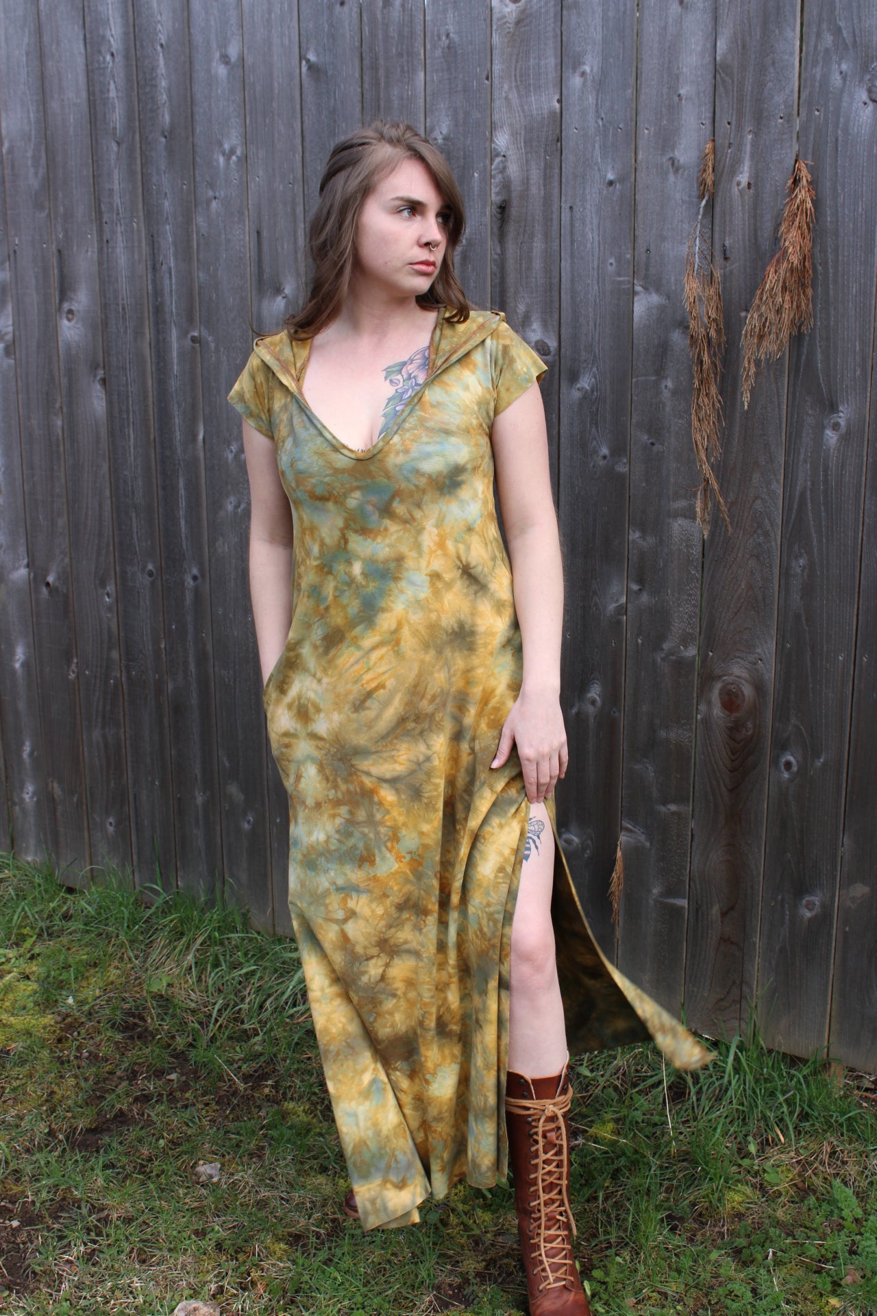 Small Maxi Relaxing Dress Serpentine Colorway