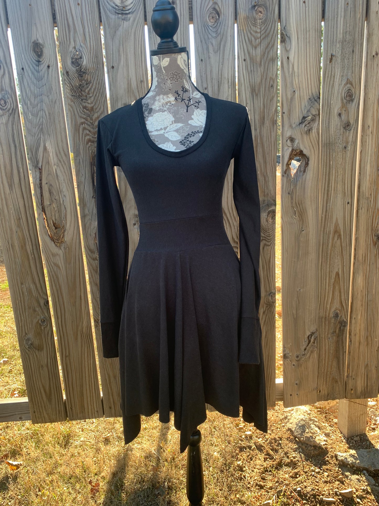 Xsmall Black Long Sleeve Fairy Dress