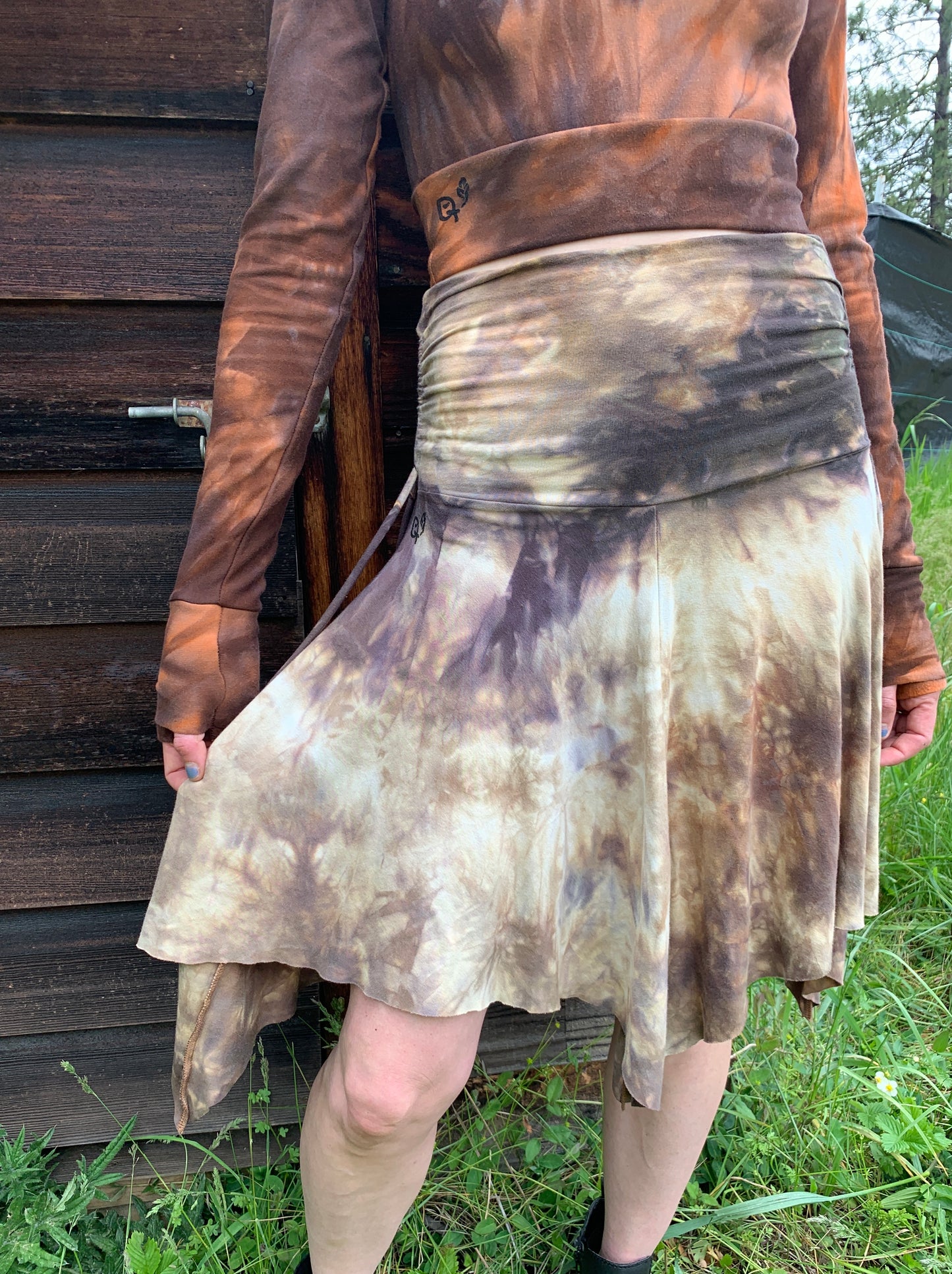 Leaf Fairy Skirt/Dress Bamboo Hemp Stretch