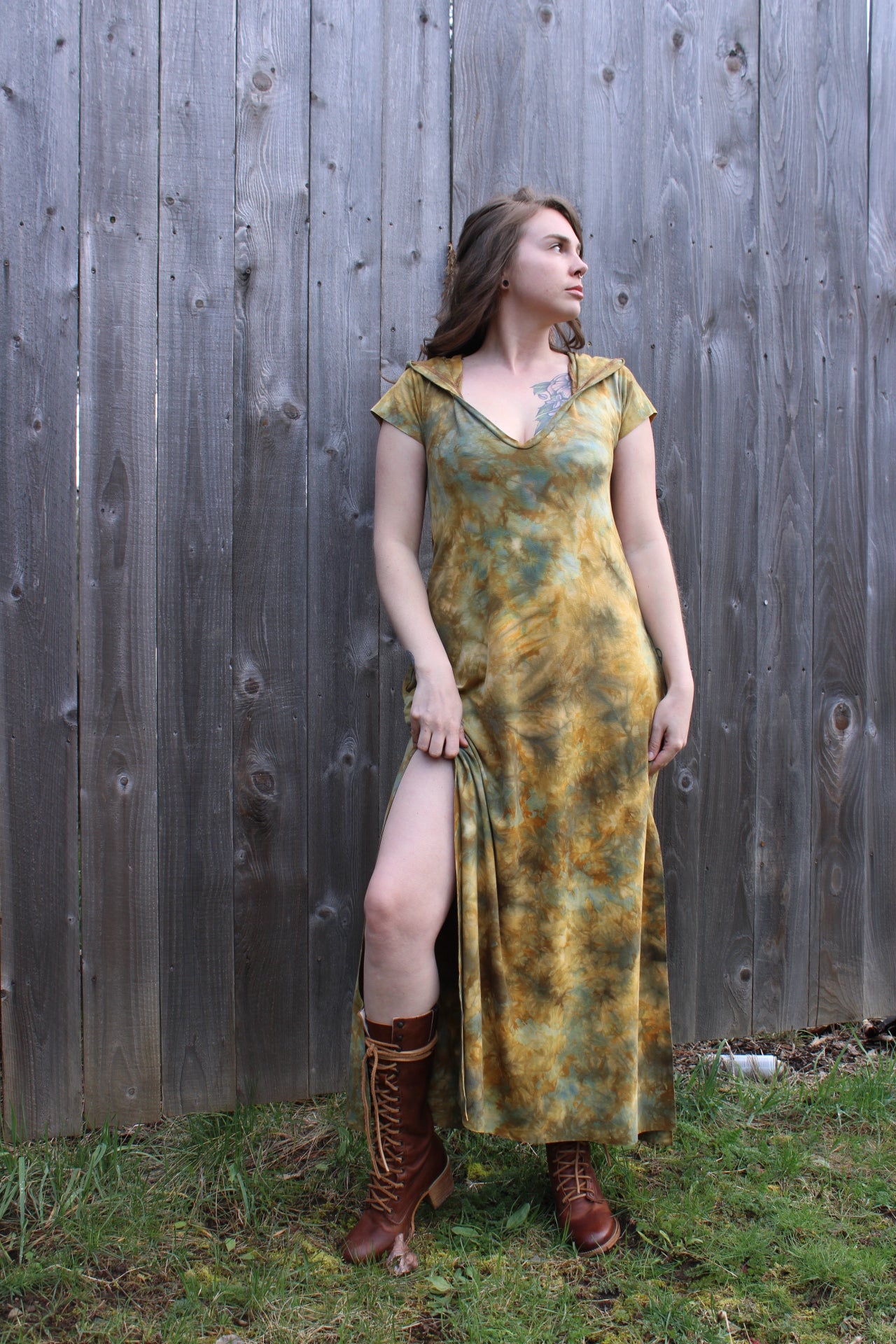 Small Maxi Relaxing Dress Serpentine Colorway